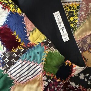 Christian Dior Multicolor Patchwork Skirt